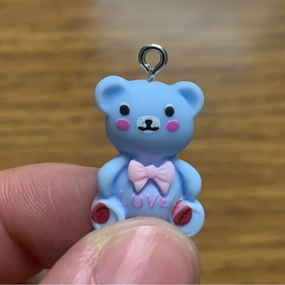 Blue Bear Charm Pendant - Picture 4 of 8